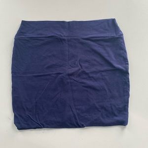 Blue stretch miniskirt from Amazon, XL